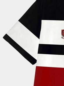 狮子球数码印花时尚轻薄透气短袖T恤