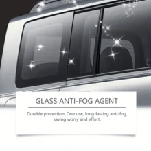 1 Set Of Car Glass Anti-Fog Agent, Windshield Oil Stain Remover, Rain Repellent, Fog-Clearing Oil Film Cleaner - Offers Excellent Anti-Fog Performance To Ensure Driving Safety.