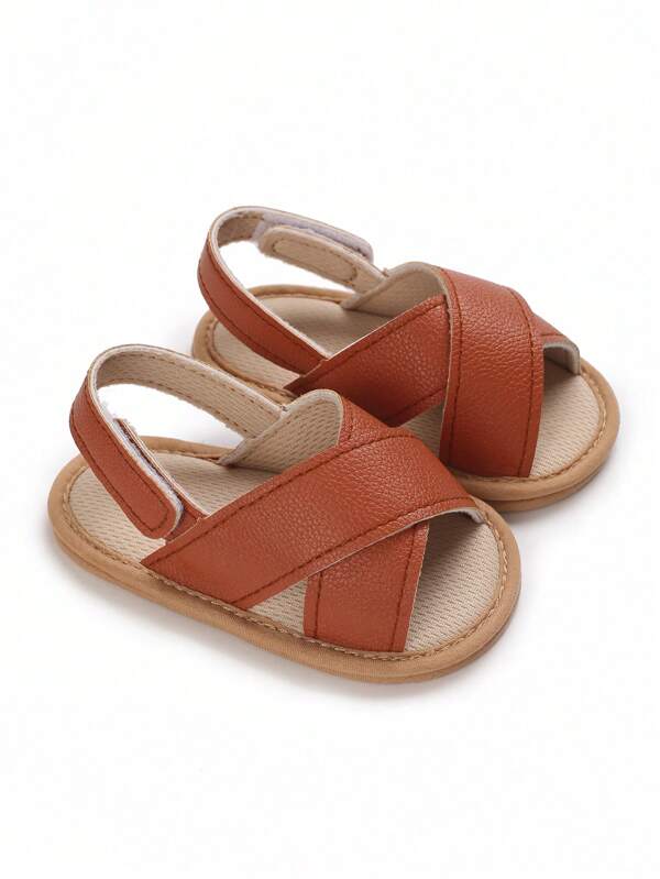 Sandalias de verano casuales, transpirables y de suela blanda para recién nacidos e infantes, tanto niños como niñas
