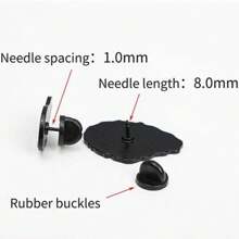 1 件创意卡通可爱水果胸针，冲浪牛油果设计百搭男女通用徽章