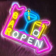 Open Neon Sign, Open LED Neon Light For Wall Decoration, USB Powered Bar Neon Night Light, Open Commercial Lighting Sign, Suitable For Bars, Pubs, Cafes, Shops, Parties, Clubs, Business Decoration,USB Power Supply Can Be Reused, Comes With Accessories, And Is Easy To Install.