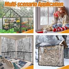 8x10 FT Clear Waterproof Tarps Heavy Duty Outdoor Garden Rainproof Covering,Transparent Vinyl Tarp For Covering Henhouse Porch Canopy Plant Camping - 8*10 FT - View 7