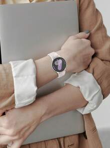 透气柔软硅胶运动表带兼容三星 Galaxy Watch 6/5/4 40mm 44mm/5 Pro 45mm/Galaxy Active 2/Galaxy Watch 3/Watch 4 Classic 42mm 46mm Watch 6 47mm 43mm，20mm 替换表带适用于女士男士兼容华为 Honor Garmin Amazfit 表带