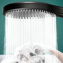 IOUHAPPY 1个塑料环高压淋浴喷头，手持式淋浴喷头，黑色/银色/灰色淋浴浴缸喷头，浴室用品，浴室配件，浴室工具 - 彩色 - 查看 10