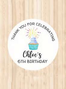 Pegatinas y logotipos personalizados, pegatinas personalizadas de 4, 5, 6 o 7 cm, personalizadas con su nombre y fecha, perfectas para pegatinas creativas como bodas, cumpleaños y bautizos. Adecuadas para diversas ocasiones, incluyendo fotos, imágenes, etiquetas, pegatinas con logotipo personalizado, invitaciones a fiestas de cumpleaños, suministros para fiestas de agradecimiento, multifuncionales, de dibujos animados, regalos ideales para él, regalos ideales para ella, mamá, amigos, hijo, hija, hogar, escuela, comedor, sala de estar, dormitorio, salón de té, oficina, útiles escolares, hogar y vida, decora tu hogar, etiquetas personalizadas - Multicolor - Ver 27