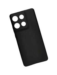 MJ Capas - Velvety Silicone Cell Phone Case For Moto G15 - 黑色 - 查看 3