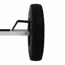 kangten Launching Trolley Boat Cart Hand Trailer Foldable Aluminum Alloy Ø 370 Mm - Silver&Black - View 7