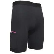 Thermal Bermuda Shorts WITH POCKET Men's Second Skin Compression UV Protection 50+ Anti Chafing Sports - màu đen - Xem 2