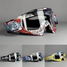 1 pieza de gafas de esquí y alpinismo, gafas de motocicleta, gafas resistentes al viento, gafas para deportes al aire libre, gafas de motocicleta de nieve y todoterreno, gafas de esquí, gafas antiviento para actividades al aire libre