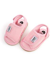 Infant Girls Summer Sandals Princess Dress Wedding Flats Shoes Newborn Toddler Soft Non-Slip Sole First Walker Crib Shoes Mesh Material Has Good Breathability, Which Can Keep Infant's Feet Dry And Avoid Discomfort Caused By Sweating - Pink - View 7