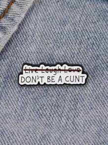 1 pieza Broche de idioma de aleación de zinc adecuado tanto para hombres como para mujeres