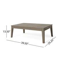 MERAX Grenada Sectional Sofa Set | 5-Piece 3-Seater | Includes Coffee Table And Ottoman | Acacia Wood Frame | Water-Resistant Cushions | L Shape Sectional Sofa - Stylish & Comfortable Design Compatible With Living Room DécorTeak And Red/Teak+ Beige/Blue/Grey, Finish