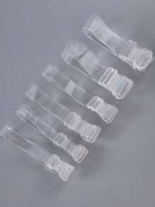 Pary przezroczystych pasków, przezroczyste, niewidoczne paski na ramię, antypoślizgowe i zapobiegające upadkom, regulowany rozmiar, wysoce elastyczne, niebrudzące, nieuciskające paski na ramię, cienkie, niewidoczne i piękne paski na ramię, niezbędne akcesoria do noszenia sukienek, akcesoria podróżne, akcesoria do szycia, paski na ramię, akcesoria odzieżowe, artykuły gospodarstwa domowego - Wielokolorowe - Zobacz 9