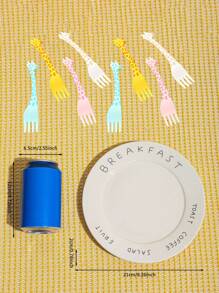 1 件陶瓷餐盘，厨房餐具牛排盘，西式托盘，用于牛排、甜点、小吃的餐具，适用于户外、家庭、厨房、派对、生日、礼物、学校用品 - 白色 - 查看 11