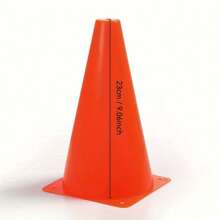 9.06 Inch Multi-Functional Sports Training Cone - PE Material, Suitable For Soccer And Basketball Practice, Versatile Obstacle Marker