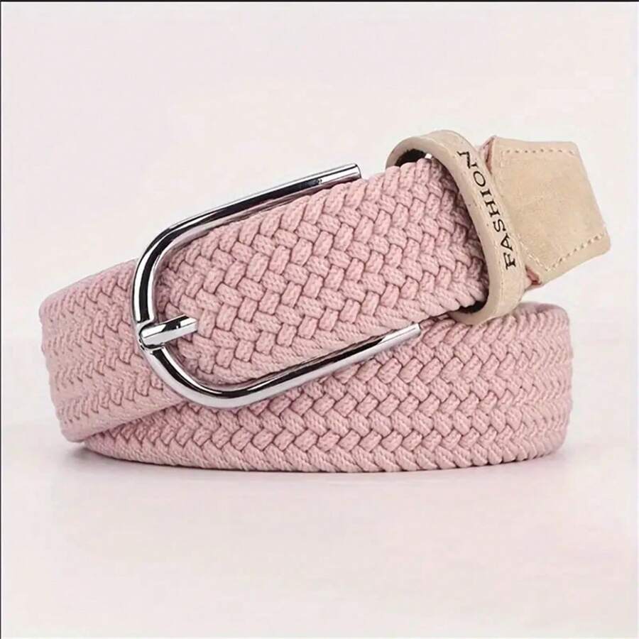 1 件 LJSQ 女式弹力编织腰带 - 多功能、针织、不可水洗、休闲、海滩、晚会、运动、婚礼、节日、休闲装 - 舒适、柔软 - 彩色 - 查看 1