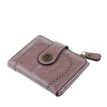 1 portefeuille creux rétro - Rose