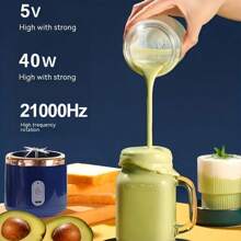 Fruit Juicer Popular USB Blender Juicer Blades Cup High Quality Cup Mixer Plastic Mini Electric Portable Rechargeable Travel