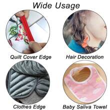 5 Yards/Pack 20mm Fold Over Elastic Stretch Braided Elastic Bands For Hair Ties Sewing Lace Trim Waistband Garment Accessories - Multicolor - View 9