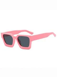 2pcs New Thick Frame Fashion Glasses Box Foreign Trade Glasses Personalized Big Frame Fashion Glasses