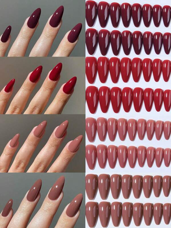 98 قطعة (4 مختلطة) أظافر أكريليك طويلة لوردية اللمعان للضغط عليها، تصميم أظافر طويلة مثالي، مجموعة أظافر صناعية كاملة، تشمل: 1 قطعة صمغ جيلي و 1 قطعة مبرد أظافر، للنساء والفتيات للاستخدام اليومي وحفلات الرقص