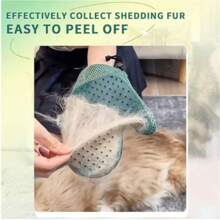 1pc Cat/Dog Lover Gift And Dog/Cat Mom Love Pet Grooming Glove For Removing Cat/Dog Lover Gift And Dog/Cat Mom Love Pet Fur, Rabbits Fur Brush, Cat/Dog Lover Gift And Dog/Cat Mom Love Pet Dog Lover And Dog Mom Love Bathing Supplies, Cat Lover And Cat Mom Love Massage Brush