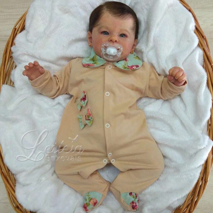 Promotion Baby Girl Long Sleeve Romper Outfit With Red Ladybug/Beige Bow - 米色 - 查看 1
