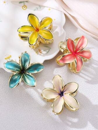 1ชิ้น กิ๊บติดผมดอกลีลาวดีแสนโรแมนติกสำหรับผู้หญิง, เครื่องประดับผมโลหะลายดอกไม้สีสันสดใสสำหรับผมหนา, เหมาะสำหรับใส่ในชีวิตประจำวันและงานปาร์ตี้ กิ๊บหนีบผม กิ๊บหนีบผม กิ๊บหนีบผม กิ๊บหนีบผม กิ๊บหนีบผม กิ๊บหนีบผม กิ๊บหนีบผม, เครื่องประดับชายหาด เครื่องประดับผมฤดูใบไม้ร่วงฤดูหนาวสำหรับผู้หญิงสำหรับชุดพักผ่อน ผู้หญิง