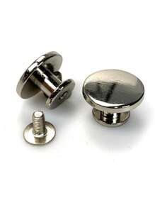 4个15毫米DIY包包金属脚钉铆钉，装饰钉，螺丝，用于底部保护，包包装饰五金手提包底部钉行李箱配件，皮革防磨损钉扣，朋克金属钉布扣，行李箱，手工艺品，服装，包包，鞋子，手工艺爱好者必备，适用于钱包手提包皮革工艺品朋克珠宝制作铆钉包包配件