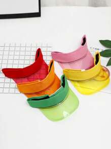 Casquette de baseball à bord transparent, chapeau léger de protection solaire casual, visière mode et polyvalente coupe-vent, convient pour le printemps et l'été