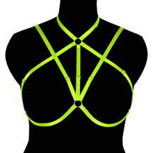 Women Plus Size Harness Elastic Cupless Cage Bra Sexy Lingerie For Women Adjustable Strap Bra - Multicolor - View 15