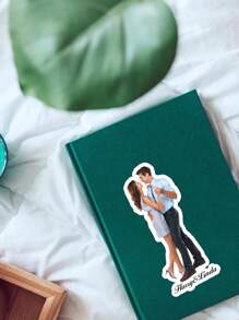 6-96 piezas de etiquetas/calcomanías personalizadas con foto/nombre, calcomanías de vinilo personalizables a prueba de agua, calcomanías para pareja, para portátil, botella de agua, funda de teléfono, mercancía, decoración, regalo para él/ella, novio, novia, pareja, esposa, esposo, familia, mejor amigo, regalo para el Día de la Madre, regalo de Pascua, regalo para el Día del Padre, regalo de San Valentín, regalo de cumpleaños, regalos de pareja, útiles escolares, vuelta al colegio