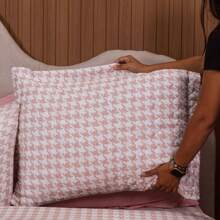3-Piece Percale 150 Thread Count Cotton Bedspread Kit With Pillowcases - Marina Enxovais - Chess - View 3