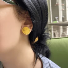 2pcs DIY Ear Gauges Stainless Steel Ear Tunnels Plugs Piercing Jewelry Ear Expander Stretchers Dangle Gauges Earrings For Women Men