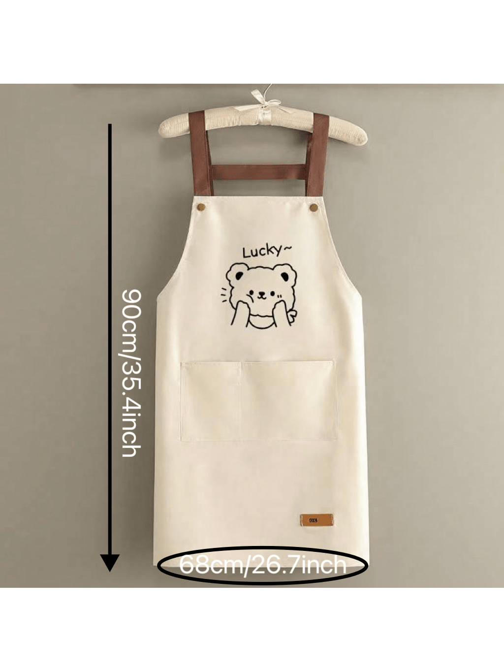 زي واق (مريلة) للمطبخ مصنوع من قماش مقاوم للماء وا...