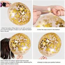 Bộ 144 vòng hoa bóng bay đầu tiên, bóng bay màu trắng vàng với bóng bay thánh giá cho trang trí thánh đầu tiên, đồ dùng cho tiệc rửa tội, lễ rửa tội của Chúa ban phước, đồ trang trí đám cưới - 144 chiếc - Xem 6