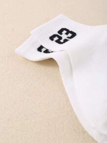 10-Pairs Breathable And High-Stretch White Kids Socks With Number 23 Design - Comfortable Children's Sport Socks For Ages 1-14 - Multicolor - View 5