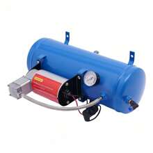 Rainaut 150 PSI Air Horn Compressor Tank Pump 6L Fit For Air Horn Car Train Truck Boat, 380(L)*140(W)*300(H)Mm - Blue - View 10