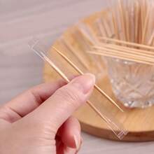 独立包装的一次性塑料牙签，适合家庭和聚会使用 - 彩色 - 查看 11