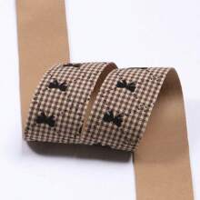 British Plaid Ribbon Supplies For DIY Bow, Flower Packaging, Shoe Clips, Hat Decor Accessories - Multicolor - View 19