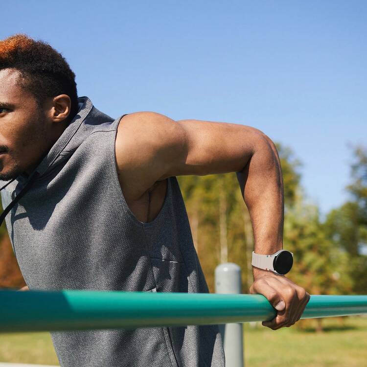 1 Dây đeo silicon thể thao tương thích với Samsung Galaxy Watch 7 FE 44mm 40mm, Dây đeo tương thích với Galaxy Watch 4 6 Classic 5 Pro, Dây đeo 43mm 47mm 45mm 46mm, Phụ kiện đồng hồ thông minh dành cho nam nữ - 20mm - Xem 8