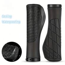 Ergonomic Bicycle Handlebar With Anti-Slip Shock Absorption Function, Rubber Bicycle Handlebar With Lock Design, Waterproof Cycling Accessories