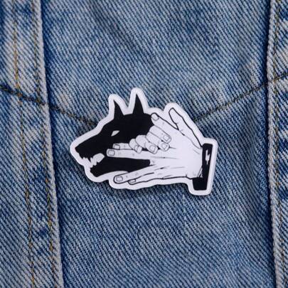 Broche acrílico de perros divinos, personalizado Gojo, broches decorativos, insignias, joyería, regalos, nuevo estilo de 2025, pasador para ropa, bolso, mochila, útiles escolares, accesorios de oficina, camisas, chaquetas, accesorios de otoño-invierno, adecuado para adolescentes, jóvenes, hombres, casual, al aire libre, atlético, vacaciones, regalos de graduación, cumpleaños, ropa diaria, pasador divertido, regalos para maestros