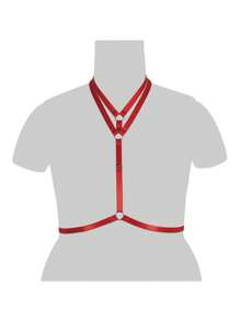 Body Harness For Women Bra Goth Plus Size Punk Chest Strap Belt Festival Rave Lingerie - Multicolor - View 8