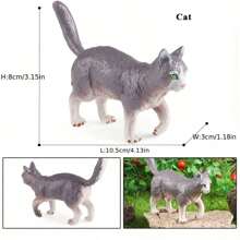 Farm Animal Figures Toys Mini Animal Figurines Farmyard Animal Cake Toppers For Farm Theme Party, Birthday, Easter, Christmas Party Decorations, Kids' Play Figures