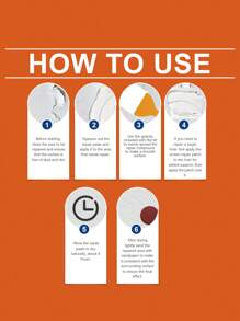 jakehoe 6/4/1 件墙面修补膏,适用于修补钉孔、剥落开裂钉孔墙面修补膏,白色家用腻子膏,防霉无味墙面修补膏,修补墙板,遮盖油漆,送给家人和朋友的节日礼物 - 多款式 - 查看 3