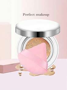 10pcs Triangle Makeup Powder Puff, Makeup Sponge, Fan Shaped Powder Puff, Fingertip Air Cushion Powder Puff