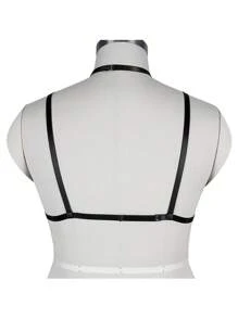 Women Plus Size Harness Elastic Cupless Cage Bra Sexy Lingerie For Women Adjustable Strap Bra - Multicolor - View 3