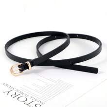 Vintage Solid Color Waist Belt For Women, Versatile Design To Match Dresses, Jeans, Lightweight Pants, Fashionable Ins Style
