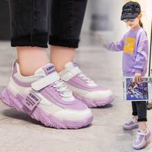 Children's Sports Shoes Pops Shoes, New Fashion Comfortable Mesh Sports Shoes, Soft Sole, Suitable For Boys And Girls - 紫色 - 查看 3